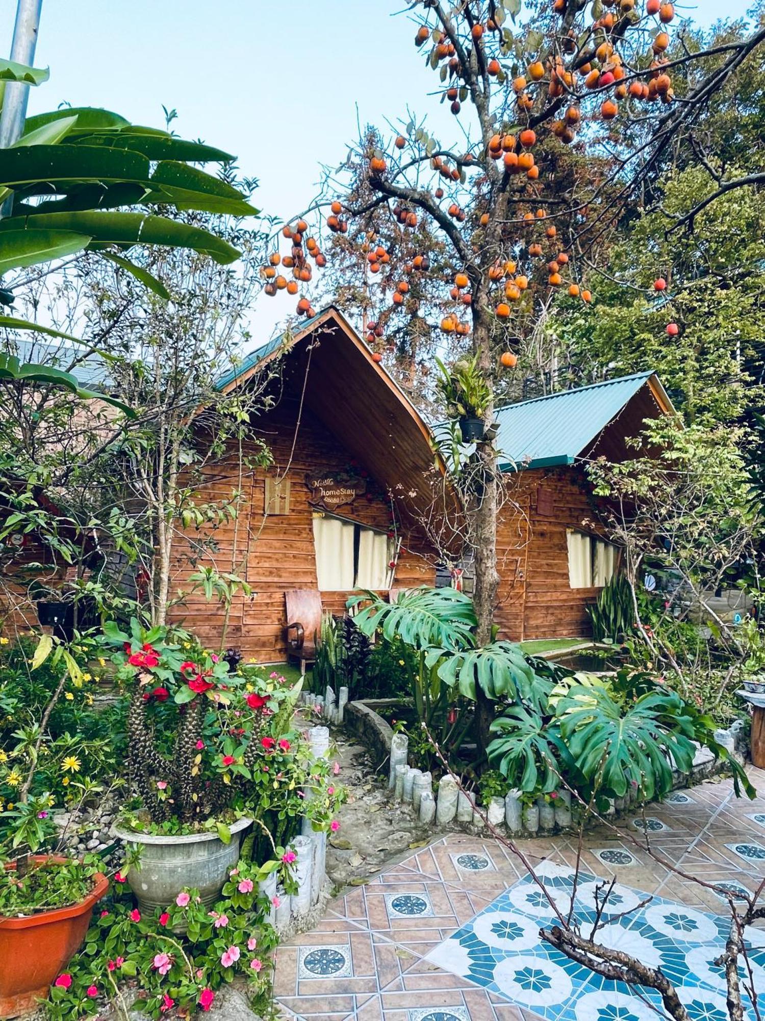 Nobita Homestay Bac Ha Bagian luar foto